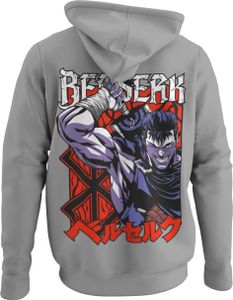 Udržateľná pánska mikina s kapucňou anime berserk guts manga berserk sun warrior