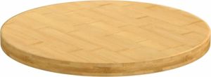 vidaXL Tischplatte Ø40x2,5 cm Bambus