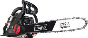 Benzínová reťazová píla Scheppach CSP41 | 41 cm3 / 2-taktný benzínový motor | hrúbka rezu 37,5 cm | 16" kvalitná lišta Oregon | automatické mazanie reťaze