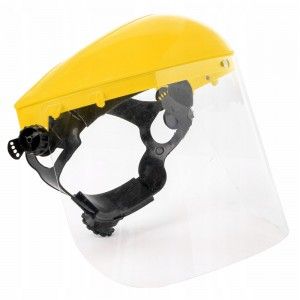 PVC-Schutzmaske Gesichtsschutz für Motorsense Freischneider 3948