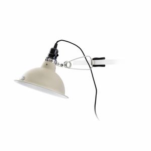 Klemmleuchte PEPPER E27 15W Stahl Beige L:37cm H:20cm dimmbar