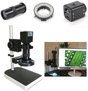 Mikroskopkamera Mikroskop Digitalkamera  Industriemikroskop   Kamera  1080P HDMI Industrie CMOS Video  C-Mount Lens mit Ständer