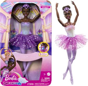 Lalka Barbie Dreamtopia Baletnica Magiczne światełka Brunetka