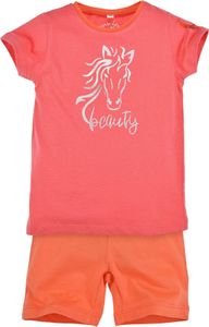 BONDI Shorty - Kurzer Schlafanzug "Beauty" 36184 | Rosa / Orange Größe: 122 BONDI Shorty - Kurzer Schlafanzug "Beauty" 36184 | Rosa / Orange Größe: 122