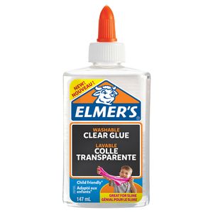 Elmer’s Flüssiger Bastelkleber | transparent | 147 ml | Auswaschbarer Kinderkleber | Ideal zur Herstellung von Schleim