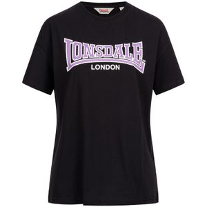 Lonsdale Ousdale Oversize Women T-Shirt Black Größe L