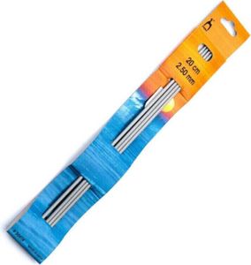Pony Knitting Needles Klasická rovná jehlice 20 cm