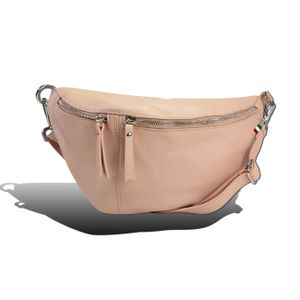 Florence Echtleder Gürteltasche extra groß Damen rosa Bauchtasche Jugend D2OTF820A