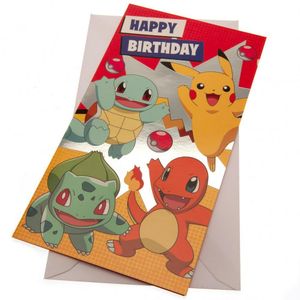 Pokemon - Geburtstagskarte TA9363 (Einheitsgröße) (Bunt)