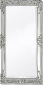 Prolenta Premium  Wandspiegel im Barock-Stil 100x50 cm Silber