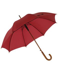 Deštník Printwear Automatic Wooden Stick Umbrella Tango SC30 Red Bordeaux Ø cca 103 cm