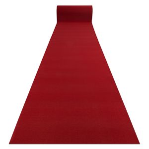 Läufer Antirutsch RUMBA 1974 Hochzeit einfarbig rotwein, rot 80cm rot 80x170 cm