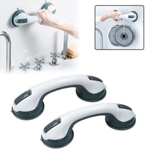 LZQ 2 Stück Haltegriff Dusche Haltegriff mit Saugnapf und Schnellentriegelung Badewannengriff für Badezimmer, Kinder und ältere Menschen
