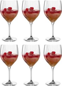 Leonardo Poesia Cocktailglas 6er Set, spülmaschinengeeignete Getränkegläser für Mixgetränke, Höhe 23 cm, 750 ml, 069166