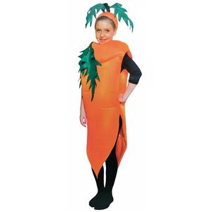 kostüm Karotte orange/grün Junior Größe 152