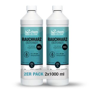 bio-chem Backofenreiniger Spray stark Rauchharz-Entferner Fettlöser Oven Cleaner Ofenreiniger für Backofen, Herd etc. 2x 1000 ml Nachfüllflasche