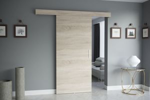 Minio, posuvné dvere, izbové dvere, interiérové dvere, "SALWADOR I", 90 cm, farba dub Sonoma