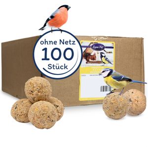 100 Stk. Lyra Pet® Meisenknödel ohne Netz à 90 g = 9 kg