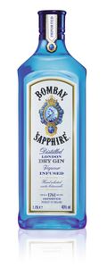 Bombay Sapphire Gin 40% vol. 1,75L Großflasche