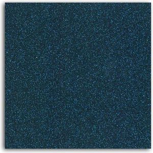 Nažehlovací třpytivý flex - půlnoční modrá - 30 x 21 cm
