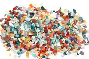 Edelsteine, polierte Trommelsteine, bunte Mischung, Größe mini, ca. 0,5 cm, 250 g