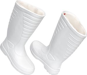 Lemigo Damen Winter Gummistiefel gefüttert weiß 38