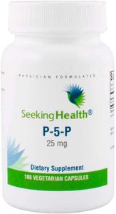 SEEKING HEALTH P-5-P - Vitamin B6 Pyridoxal 5-Phosphat - fördert den Stoffwechsel, unterstützt die Nieren - 100 vegetarische Kapseln