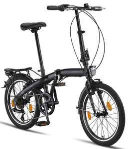 Licorne Bike Conseres Premium Falt Bike in 20 Zoll - Fahrrad für Herren, Jungen, Mädchen und Damen - Shimano 6 Gang-Schaltung - Hollandfahrrad