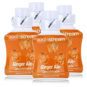 SodaStream Getränke-Sirup Softdrink Ginger Ale Geschmack 375ml (4er Pack)