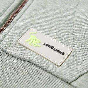vidaXL Kinder-Kapuzenpullover mit Reißverschluss Helles Khaki Melange 128