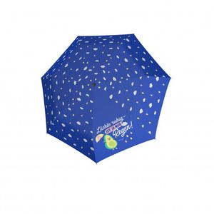 Doppler Kids Mini SMILING AVO - dětský skládací deštník, modrá, geometrický / abstraktní