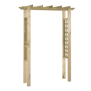 vidaXL Gartenlaube Rosenbogen 150 x 60 x 204 cm Holz Imprägniert