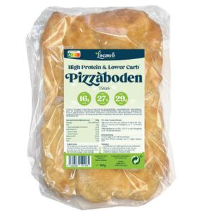 Locawo High Protein & Low Carb* Pizzaboden | Pizzabasis | Pinsaboden | vorgebacken 1 x 165g