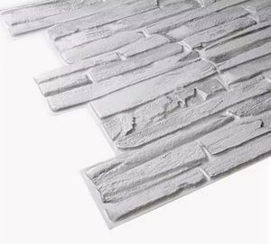 3D PVC Wandpaneele / Deckenpaneele, Gray Quarzite, 1 Platte, Steinoptik | STM