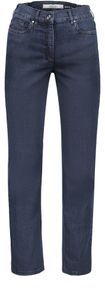 Zerres -  Damen 5-Pocket Jeans mit Dehnbund und geradem Bein, Greta (06797 511), Größe:50, Farbe:blau (069), Länge:Kurz
