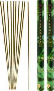 Anti-Mückenmücken Citronella Garden & Terrassenräucherstäbchen XXL-Größe – 50 cm – 20 Stäbchen