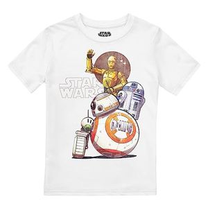 Star Wars - "Droid Squad" T-Shirt für Kinder TV2155 (116) (Weiß)