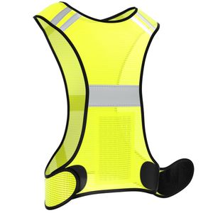 EAZY CASE Reflektorweste Sicherheitsweste flexibel einstellbar Warnweste mit Reflektoren atmungsaktiv reflektierend Straßenverkehr, Gelb