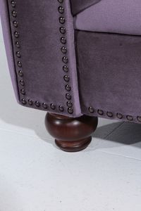 Max Winzer Orleans Sessel - Farbe: purple - Maße: 135 cm x 100 cm x 77 cm; 2911-1100-2044233-F07