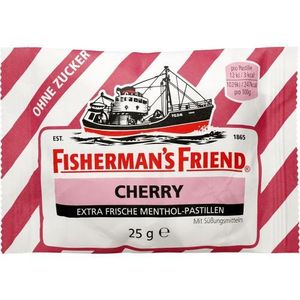 Fishermans Friend Třešňové čerstvé mentolové pastilky bez cukru 25g