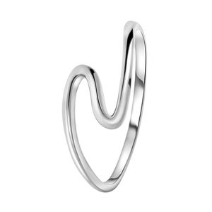 Ring aus 925 Silber, Welle  -  53.0 mm
