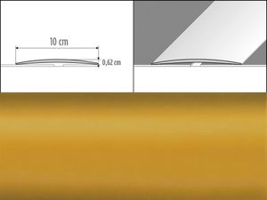 Paski przejściowe A72 - SAMOLEPIACE szerokość 10 x wysokość 0,62 x długość 100 cm - złote