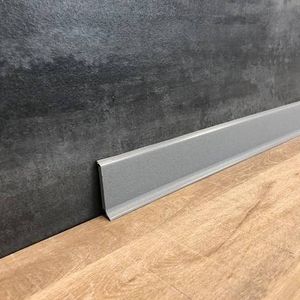 PROVISTON | Sockelleiste Hartschaum PVC | 12.8 x 60 x 2500 mm | Weiß | Kunststoff