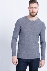 Tom Tailor Denim Herren Pullover Pulli Sweater Sweatshirt Shirt Grau Gr.L