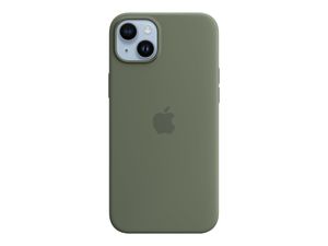 Apple Silicone Case iPhone 14 Plus    gn  mit MagSafe - Olive