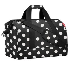 Reisenthel Hebammenkoffer in schwarz mit weißen Punkten - Doktortasche aus Stoff - - dots white