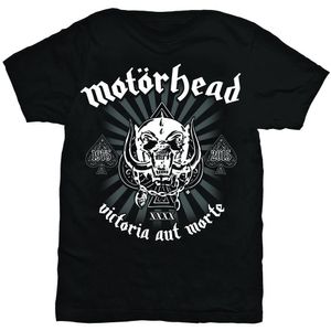 Motorhead - "Victoria Aut Morte" T-Shirt für Herren/Damen Unisex RO1057 (L) (Schwarz)