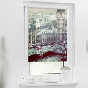 Rollo Klemmfix, ohne Bohren, blickdicht, London Westminster 80 x 150 cm (B x L)