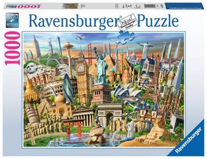RAVENSBURGER Puzzle Světové pamětihodnosti 1000 dílků