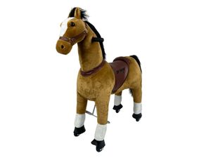 Rollzone Pony auf Rädern MY PONY Horse, Durchschnittliche Größe, Belastungskapazität: 40 kg, 4 bis 10 Jahre